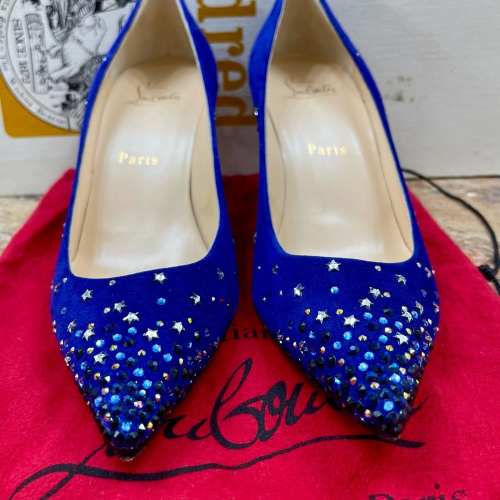 Christian Louboutin Royal Blue Starry Heels